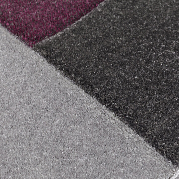 Modern vloerkleed - Hando Cosmos Paars/Grijs - 2