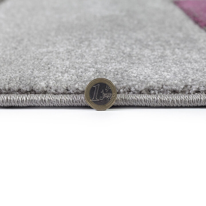 Modern vloerkleed - Hando Cosmos Paars/Grijs - 3