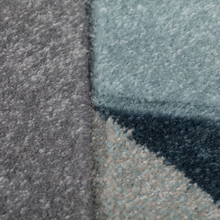 Modern vloerkleed - Hando Arora Blauw - 2