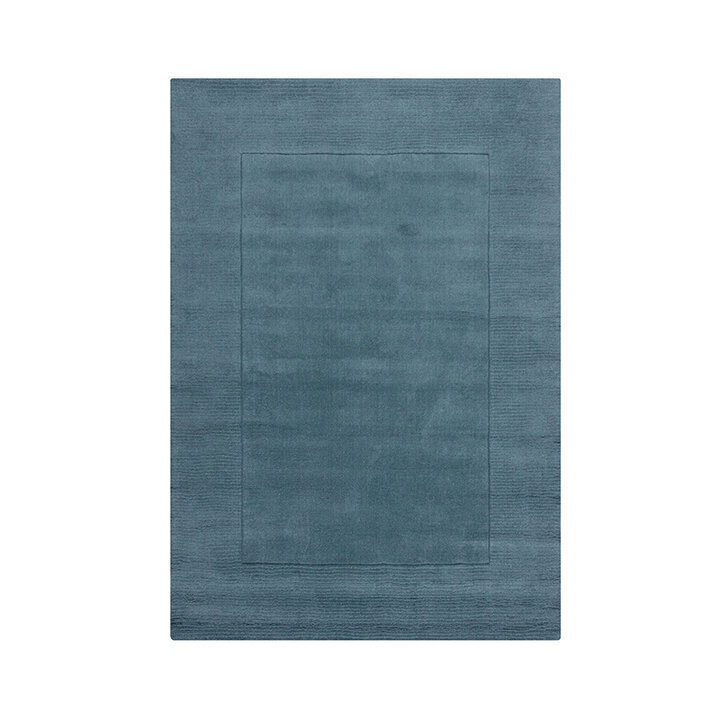 Effen vloerkleed - Tuscano Blauw  - 1