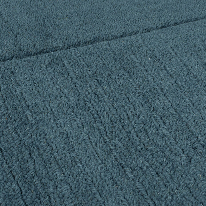 Effen vloerkleed - Tuscano Blauw  - 2