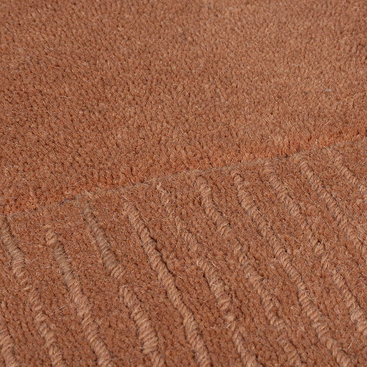 Effen vloerkleed - Tuscano Oranje  - 2