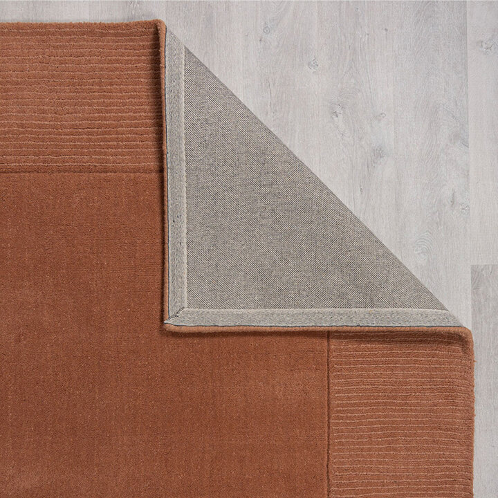 Effen vloerkleed - Tuscano Oranje  - 4