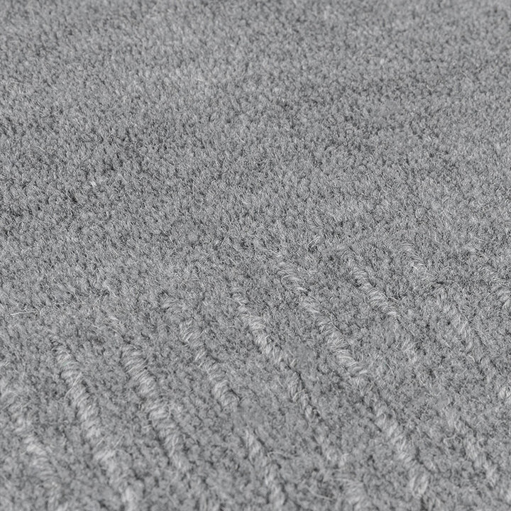 Effen vloerkleed - Tuscano Grijs  - 2