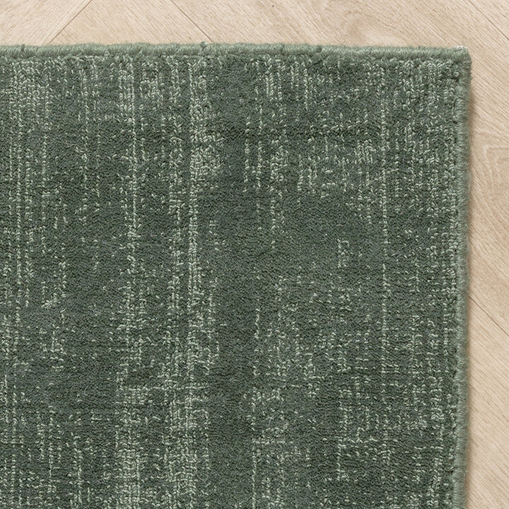 Viscose vloerkleed - Jean Donkergroen - 4