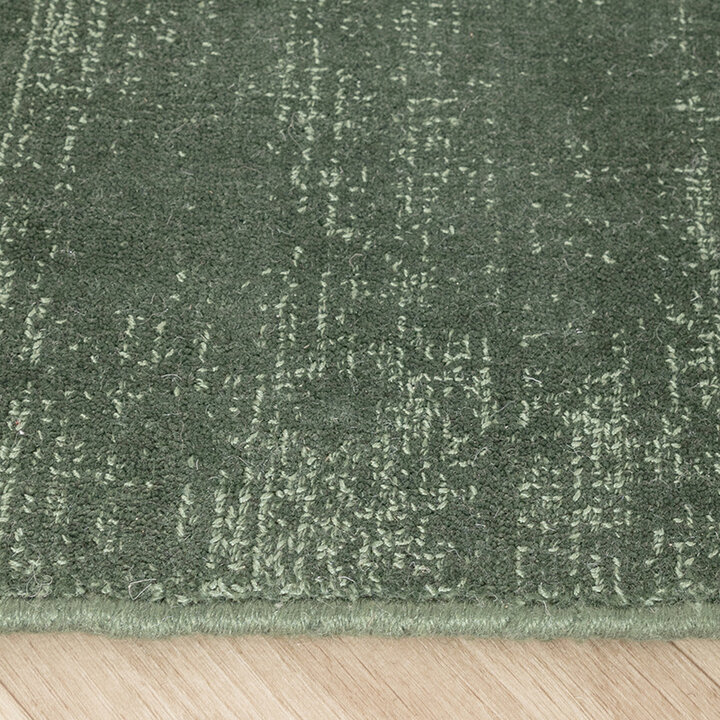 Viscose vloerkleed - Jean Donkergroen - 5