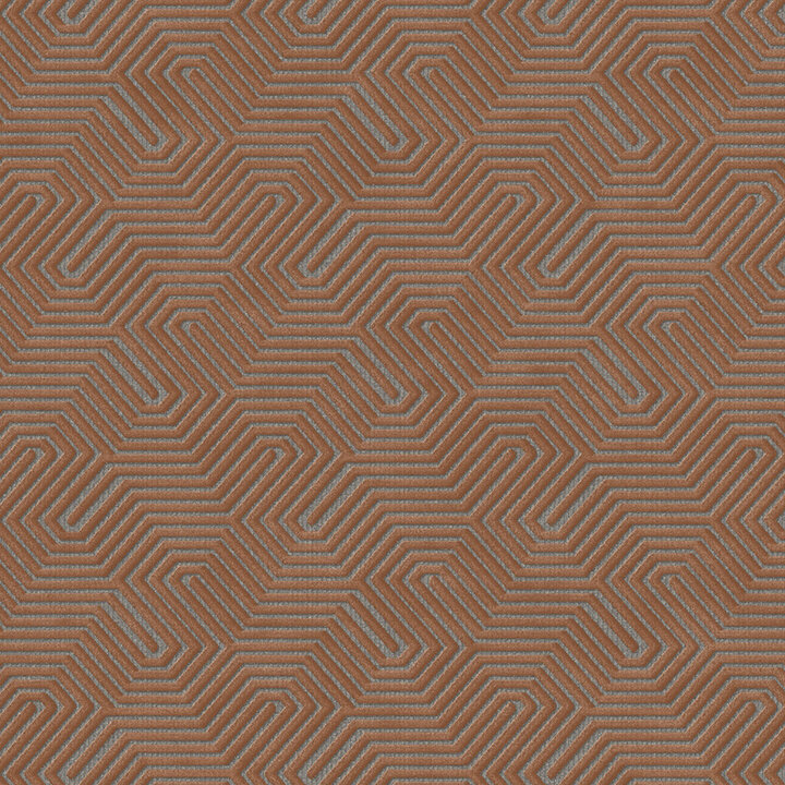 Viscose vloerkleed - Graphix 923 Grijs/Cognac - 1