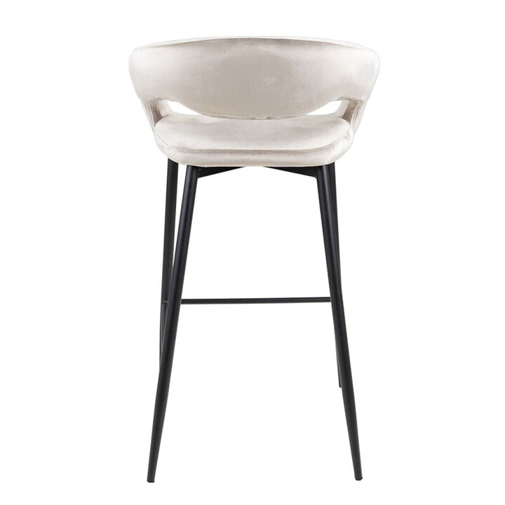 Barkruk - Lenn Velvet Champagne - 3