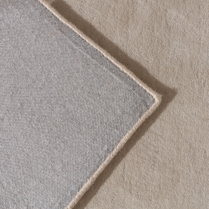 Wollen abstract vloerkleed - Clarice Creme/Beige  - 6