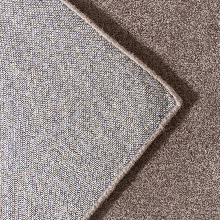 Wollen abstract vloerkleed - Clarice Bruin/Beige  - 6