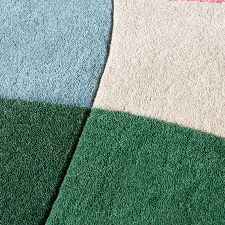 Wollen abstract vloerkleed - Clarice Multicolor  - 3