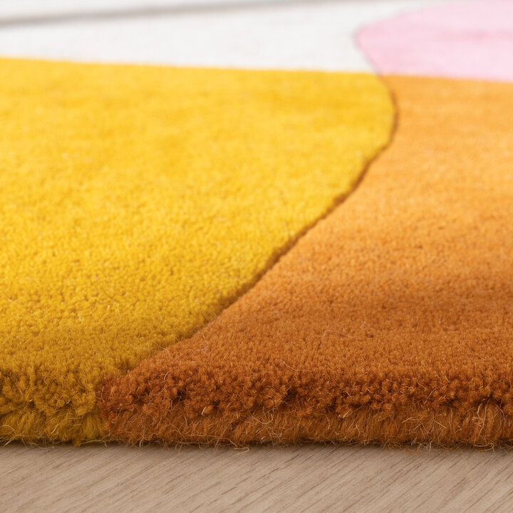 Wollen abstract vloerkleed - Clarice Multicolor  - 5