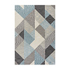 Geometrisch vloerkleed - Zeso Icon Blauw