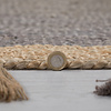 Rond jute vloerkleed - Lunaro Grijs/Naturel