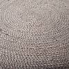 Rond jute vloerkleed - Lunaro Grijs/Naturel