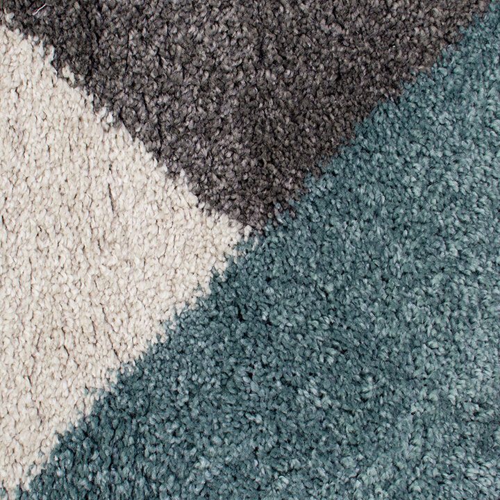 Grafisch vloerkleed - Dakaro Zula Blauw/Grijs - 2