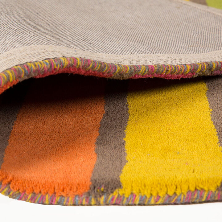 Rond Modern vloerkleed - Illo Candy Multicolor - 4