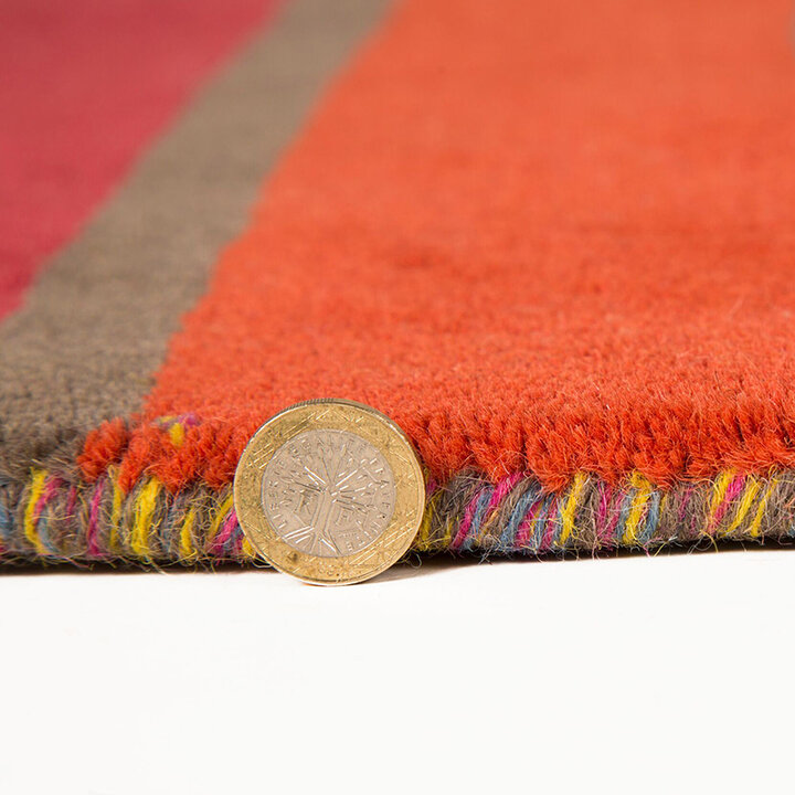 Rond Modern vloerkleed - Illo Candy Multicolor - 3