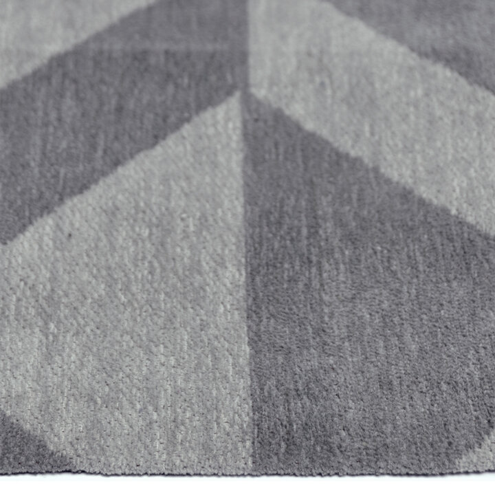 Geometrisch vloerkleed - Colette Grijs  - 2