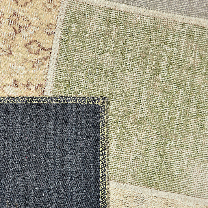 Patchwork vloerkleed - Nadine Geel/Meerkleurig - 3