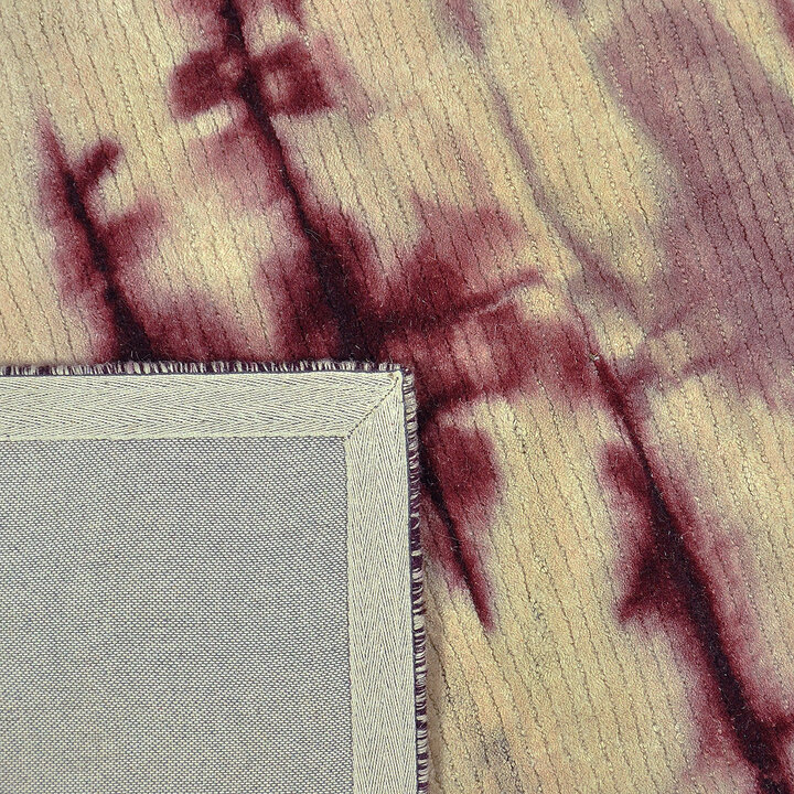 Wollen vloerkleed - Tiphaine Bordeaux  - 3