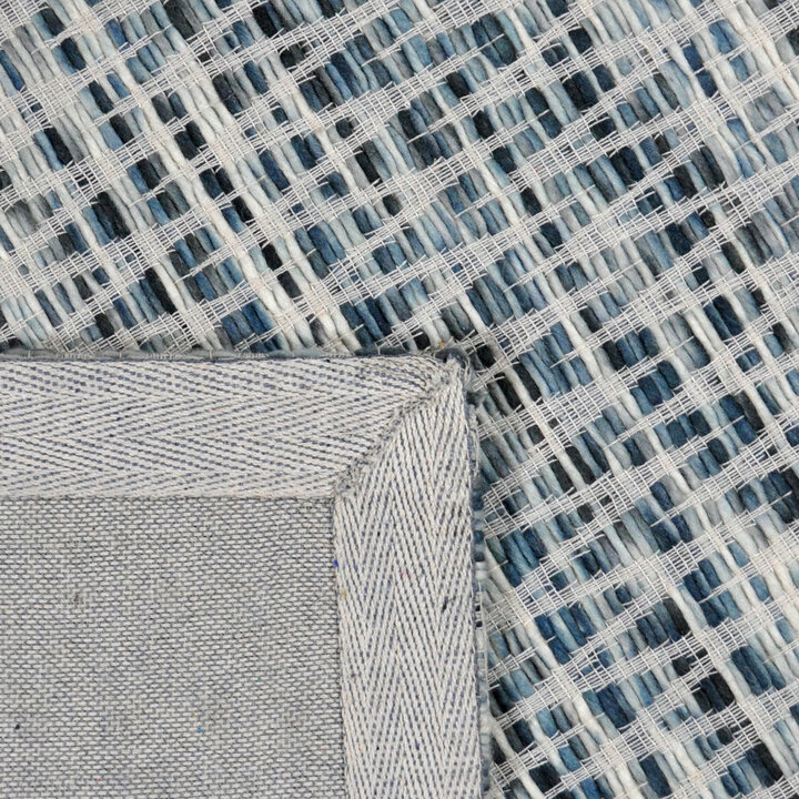 Wollen vloerkleed - Maryl Blauw  - 3