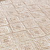 Rond jute buitenkleed - Atlas Geo Bruin/Creme 