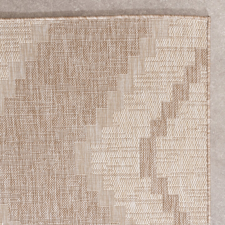 Jute buitenkleed - Atlas Diamond Bruin/Creme  - 4