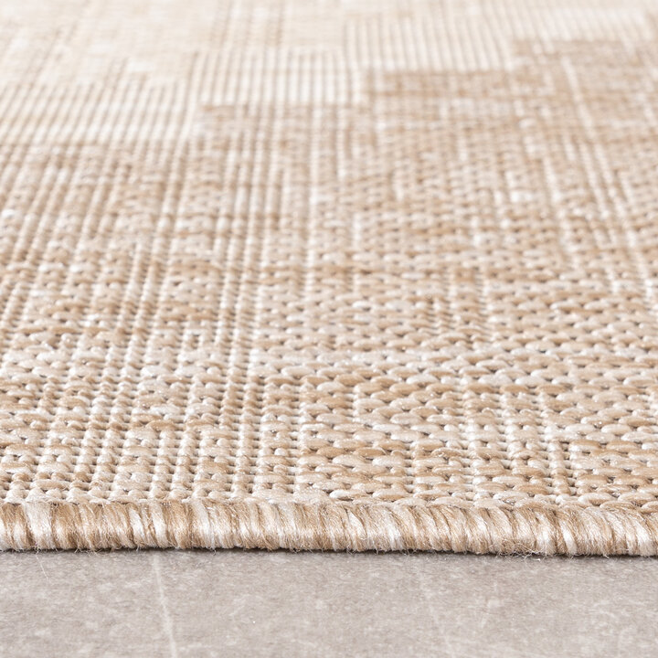 Jute buitenkleed - Atlas Diamond Bruin/Creme  - 5