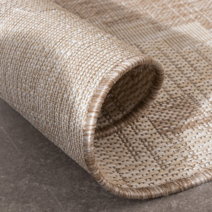 Jute buitenkleed - Atlas Diamond Bruin/Creme  - 6