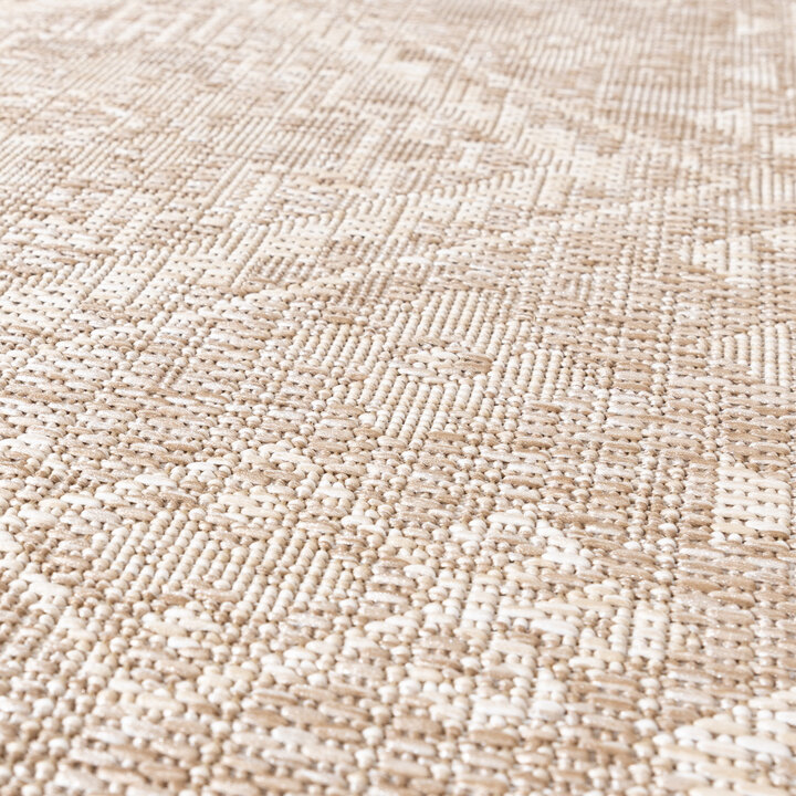 Jute buitenkleed - Atlas Aztec Bruin/Creme  - 3