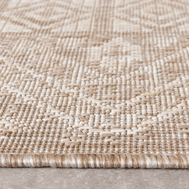 Jute buitenkleed - Atlas Aztec Bruin/Creme  - 5