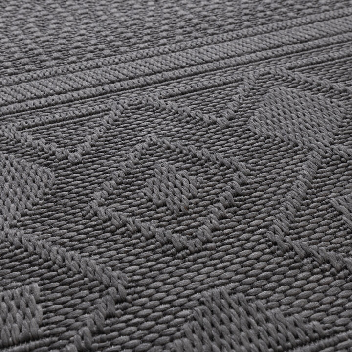 In- & Outdoorkleed - Dunes Geo Antraciet  - 3