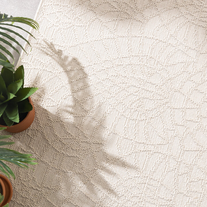 In- & Outdoorkleed - Dunes Mandala Creme  - 3