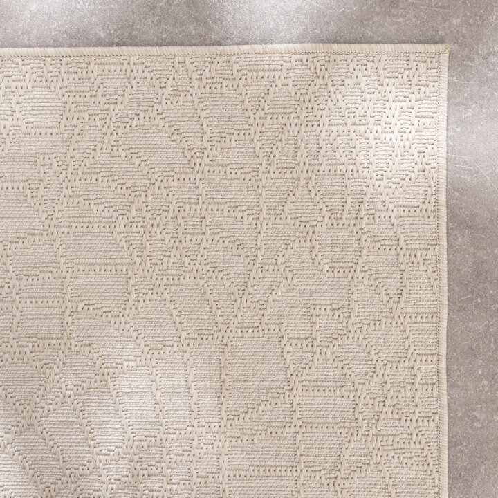 In- & Outdoorkleed - Dunes Mandala Creme  - 5