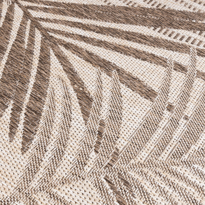 Buiten vloerkleed - Tiga Palm Taupe  - 3