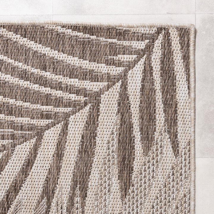 Buiten vloerkleed - Tiga Palm Taupe  - 4