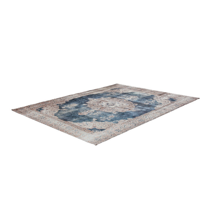 Vintage vloerkleed - Vanessa 8400 Creme/Blauw  - 2