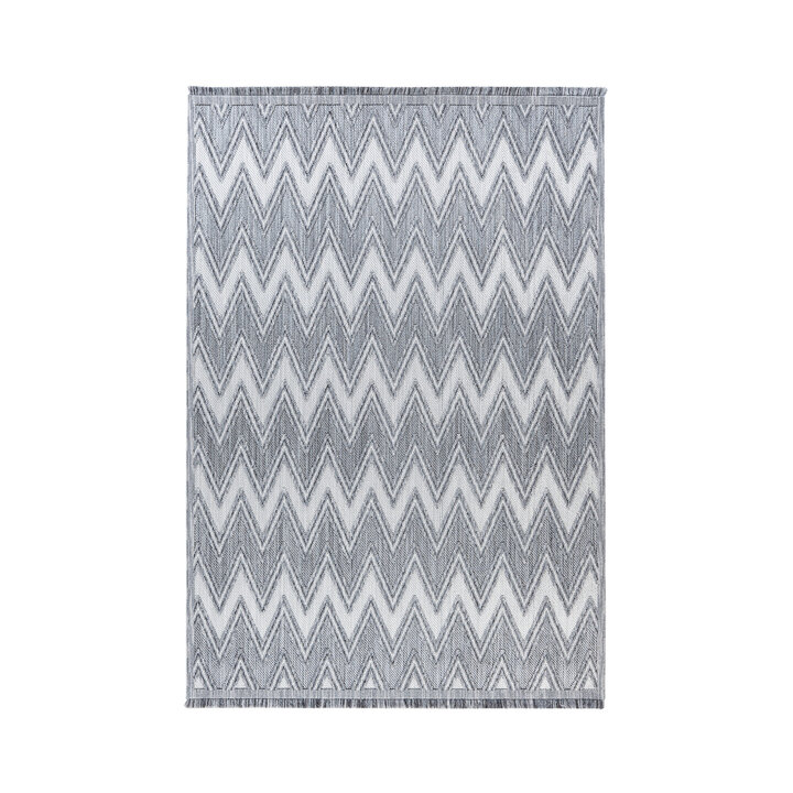 Modern vloerkleed - Sari ZigZag 225 Grijs  - 1