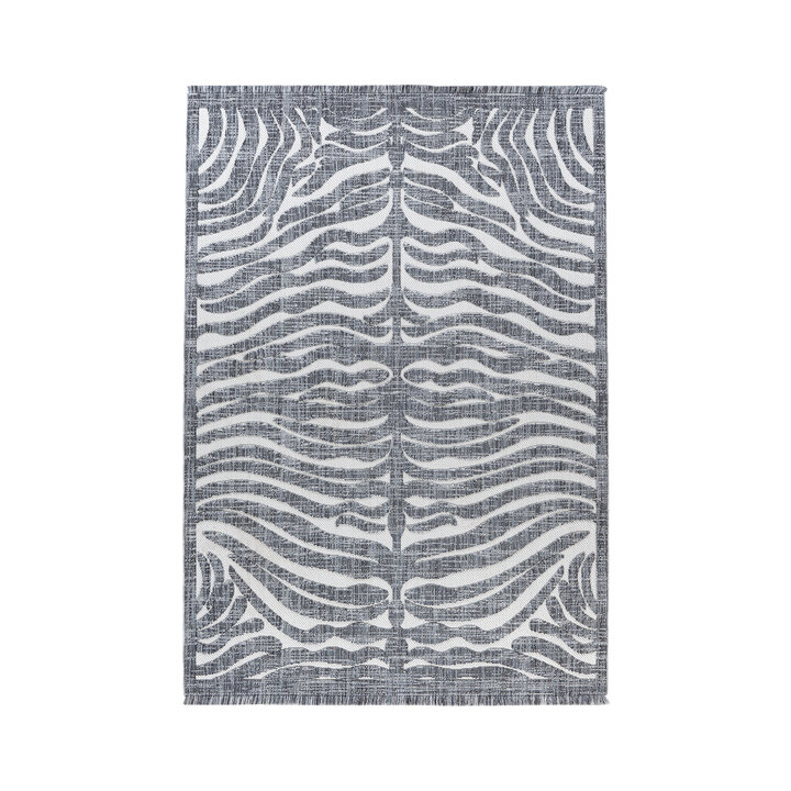 Modern vloerkleed - Sari Zebra 225 Grijs  - 1