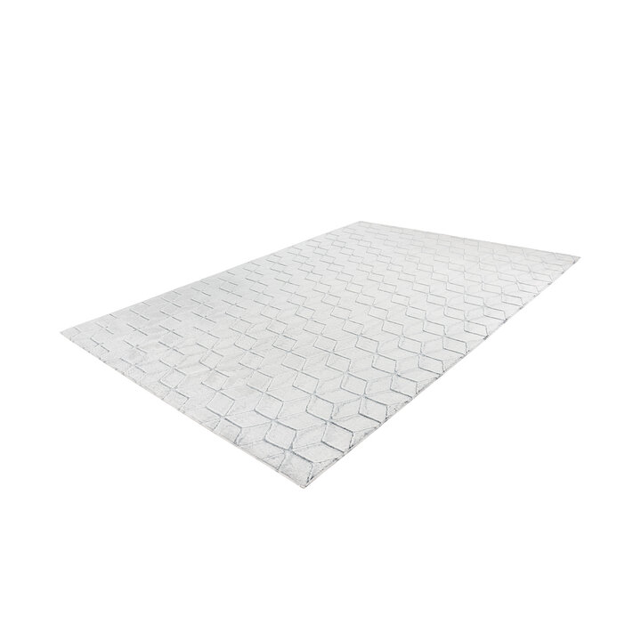 Geometrisch vloerkleed - Vica Geo 125 Wit/Antraciet  - 2