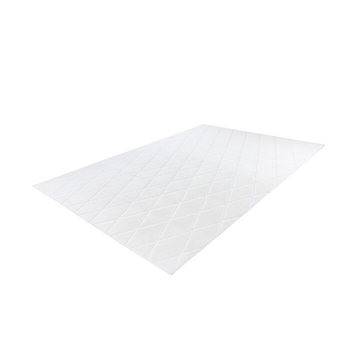 Geometrisch vloerkleed - Vica Lines 225 Wit  - 2