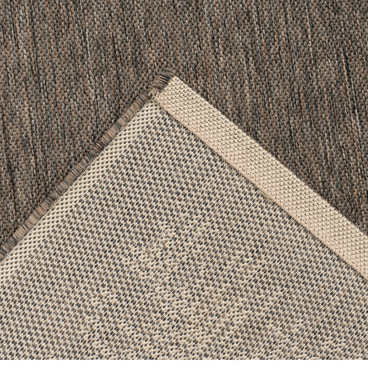 In- & Outdoor vloerkleed - Swash Border 900 Bruin/Creme  - 3