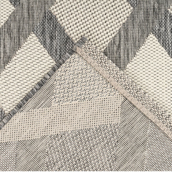 In- & Outdoor vloerkleed - Swash Diamonds 800 Creme/Grijs  - 3