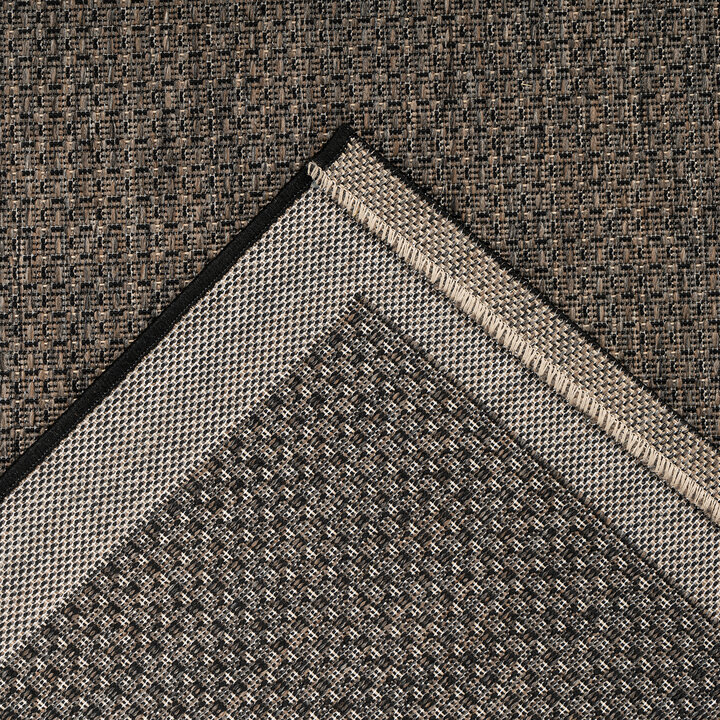 In- & Outdoor vloerkleed - Swash Border 100 Bruin - 3