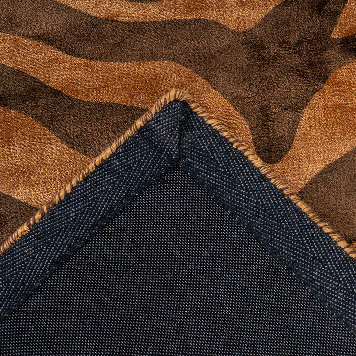 Modern vloerkleed - Sinan Zebra 125 Bruin  - 4