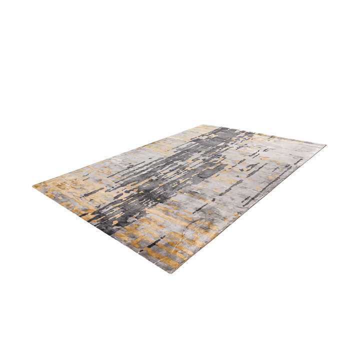 Modern vloerkleed - Sinan  Grunge 225 Grijs/Goud   - 2