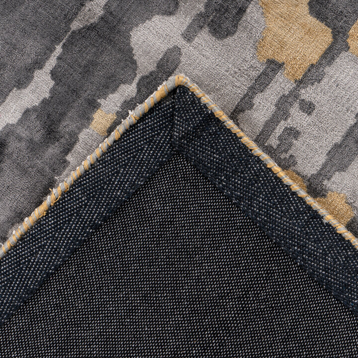 Modern vloerkleed - Sinan  Grunge 225 Grijs/Goud   - 4