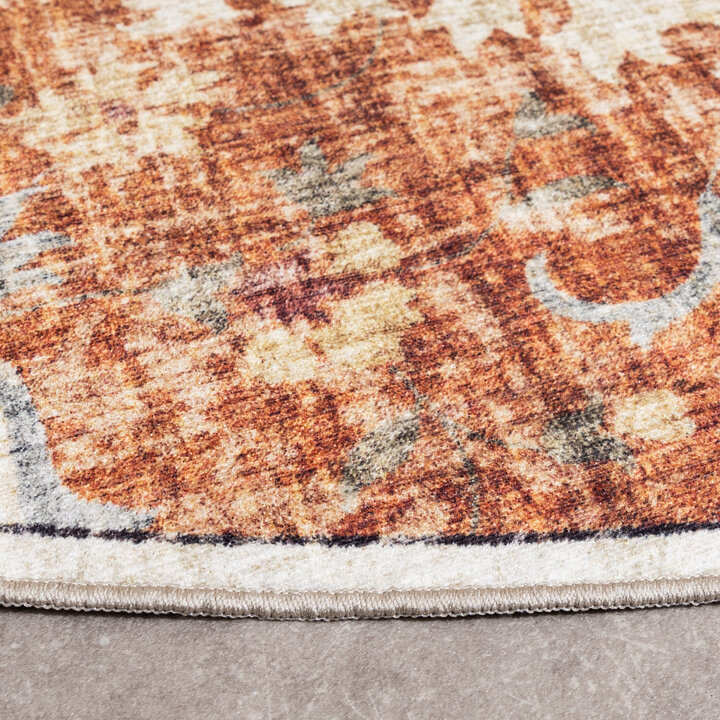 Rond vintage buitenkleed - Santo Mandala Terra - 5