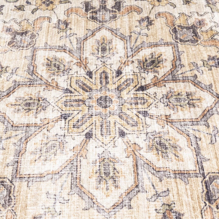 Rond vintage buitenkleed - Santo Medaillon Groen - 3